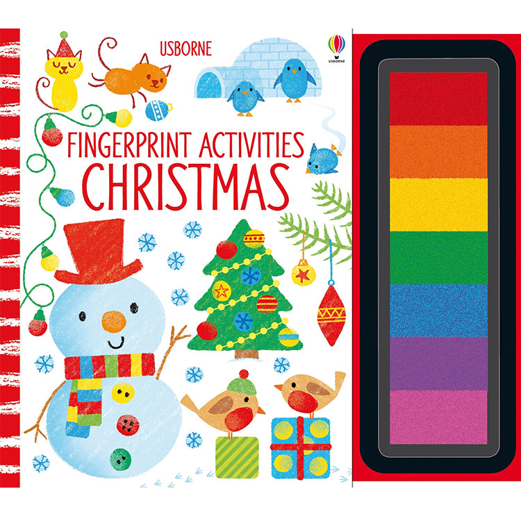 Christmas Fingerprint Activities Book