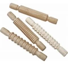 Wooden Rolling Pins with Large line Print