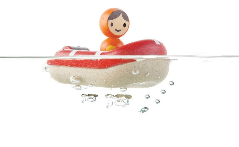 Plan Toys Bath Toy Coast Guard Boat