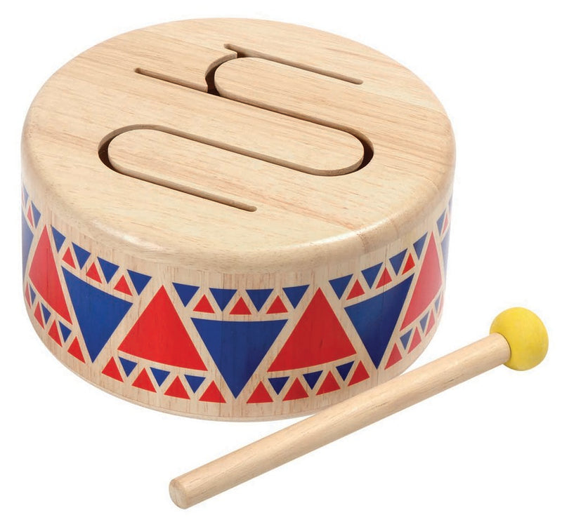 Plan Toys Solid Wooden Drum
