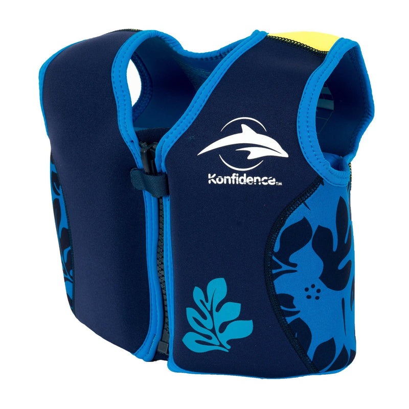 The Original Konfidence Jacket - Buoyancy Swim Vest - Blue Palm Maui