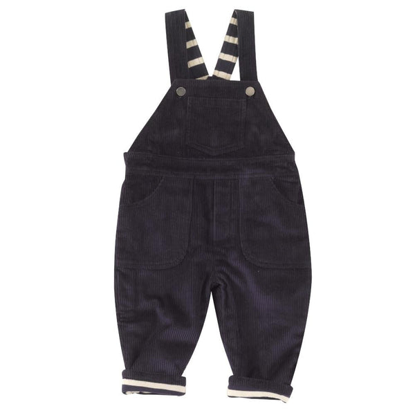Pigeon Lined Dungarees - Navy