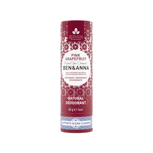 Ben & Anna Natural Soda Deodorant Stick - Pink Grapefruit