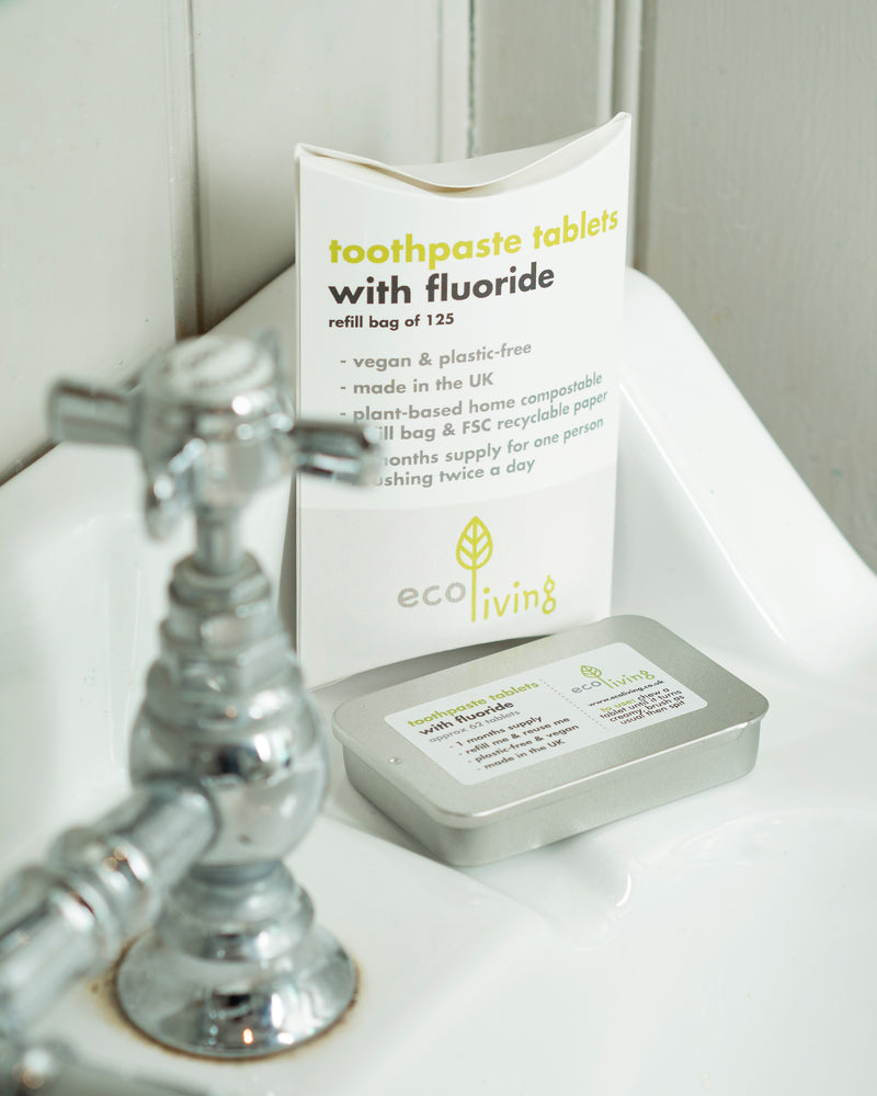 Eco Living Toothpaste Tablets - With Flouride