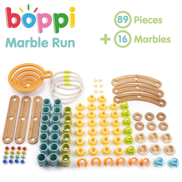 boppi Bamboo Marble Run - Advanced Pack