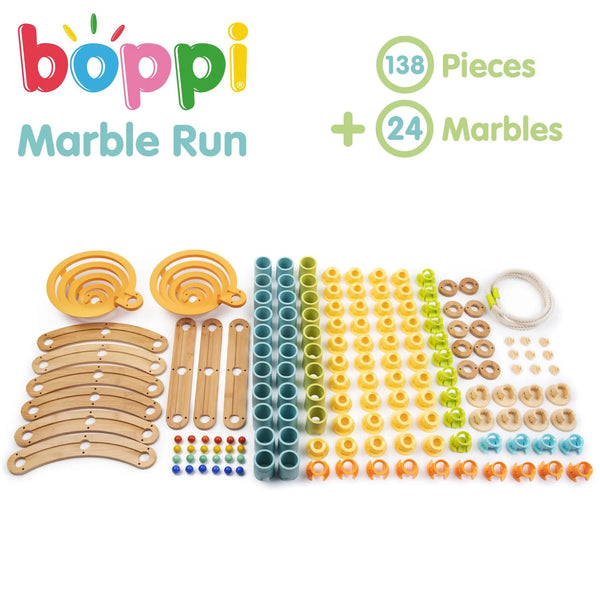 boppi Bamboo Marble Run - Jumbo Pack