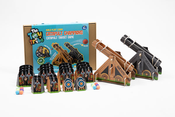 Catapult Champions Game - STEM Double Kit by Toy Tribe