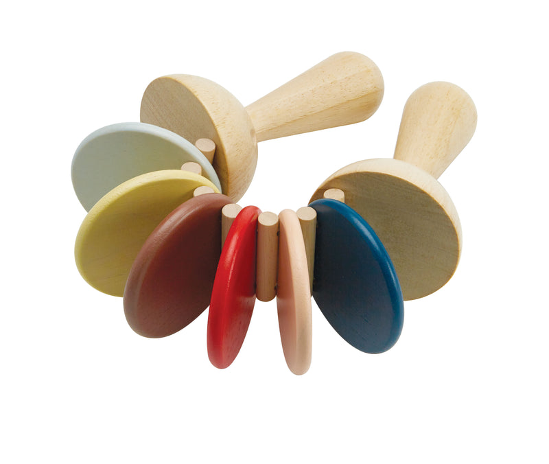 Plan Toys Clatter Instrument - Orchard Colourway