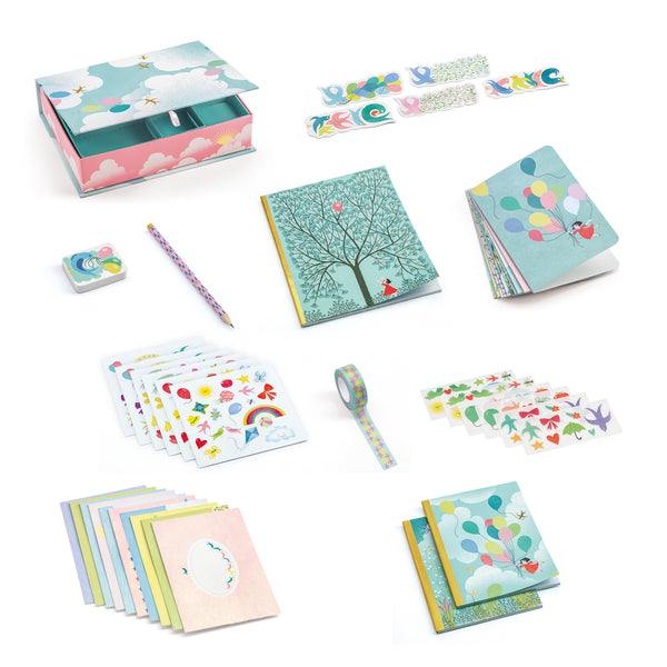 Djeco Lovely Paper Charlotte Stationery Box