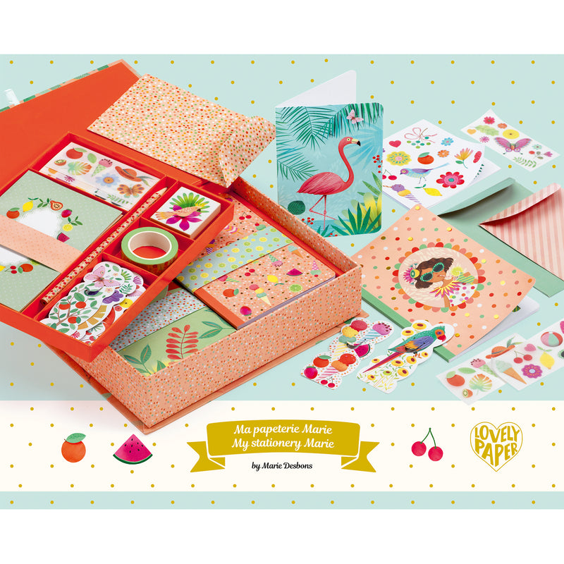 Djeco Lovely Paper Marie Stationery Box