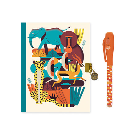 Djeco Carnet Secret Owen Notebook and pen