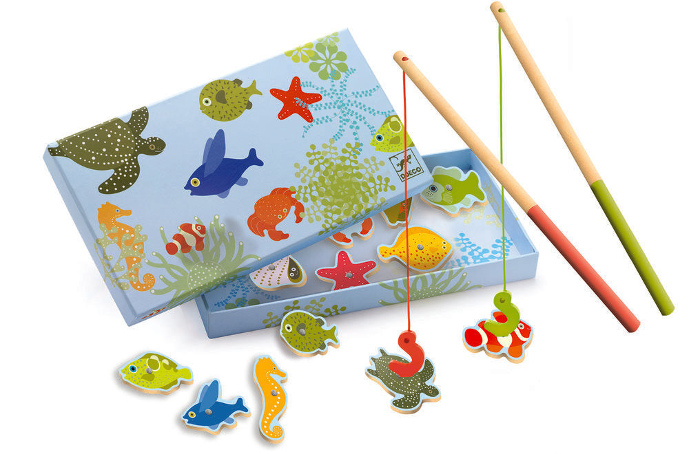 Djeco Fishing Tropical Magnetic Fishing Game