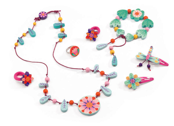 Djeco Wooden Jewellery- Flower Paradise