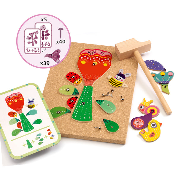 Djeco Tap Tap Garden Pin Board