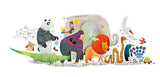 Djeco Animal parade Giant Puzzle -36 pcs