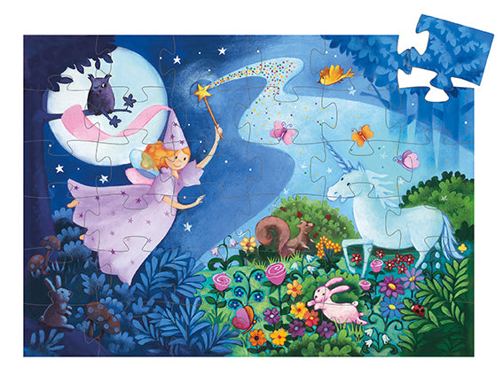 Djeco The fairy and the unicorn Puzzle -36 pcs