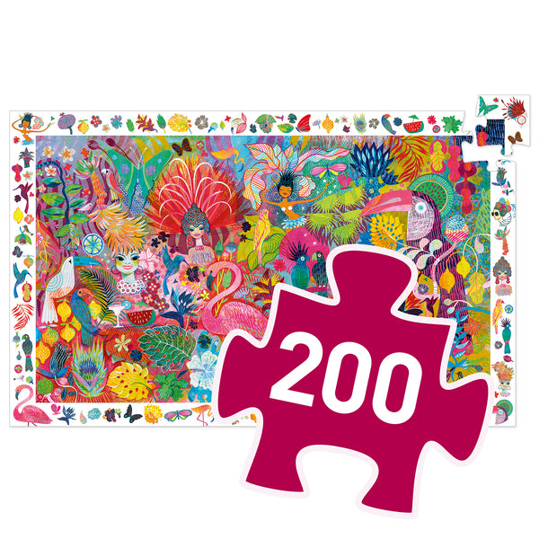 Djeco Rio Carnival Observation Puzzle - 200 Pieces