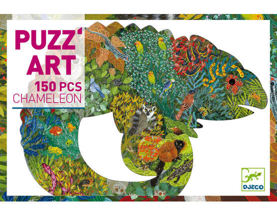 Djeco Chameleon Art Puzzle - 150 Pieces