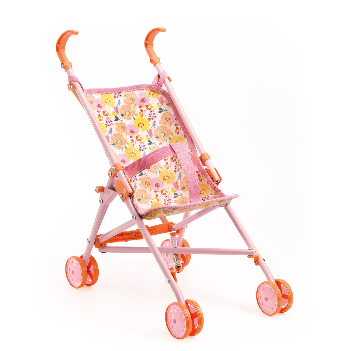 Pomea Dolls Stroller Flowers - 51 cm
