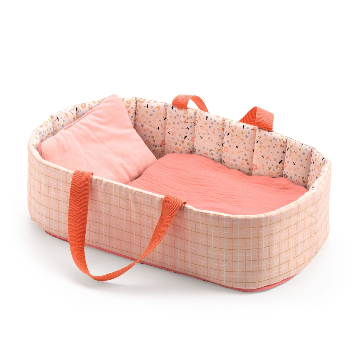 Pomea Dolls Bassinet Pink Lines