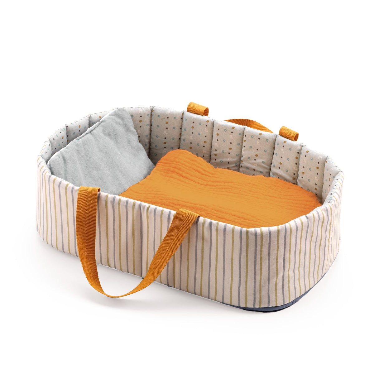 Pomea Dolls Bassinet Blue Lines