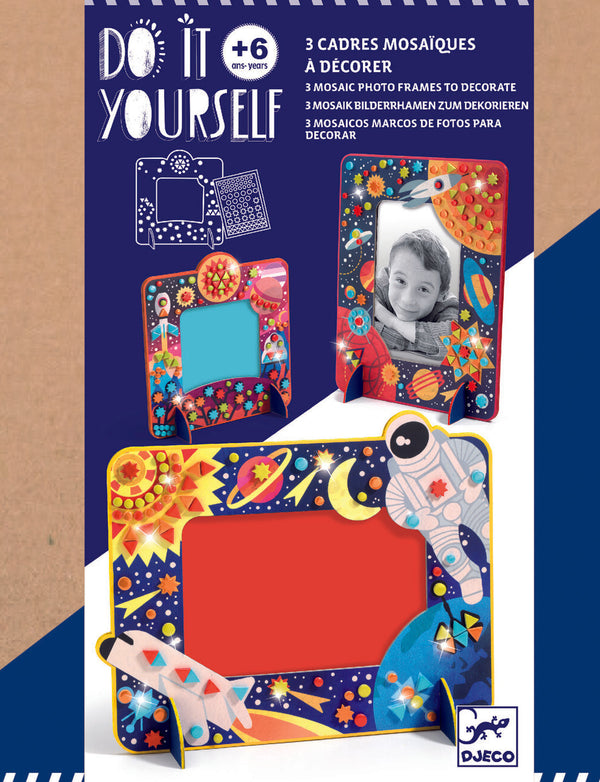 Djeco Diy Mosaic Photo Frames - In Space