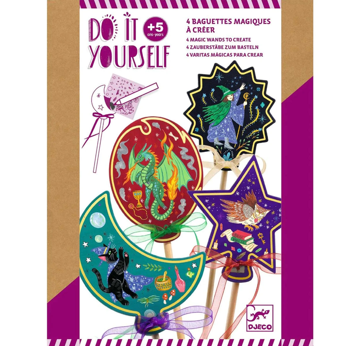 Djeco Diy Magic Wands - Spells