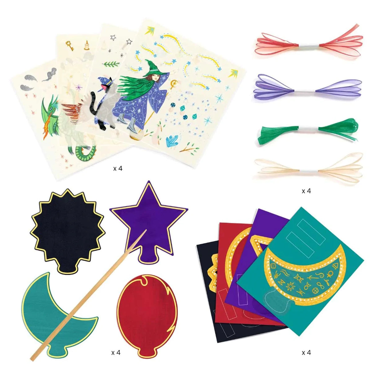 Djeco Diy Magic Wands - Spells