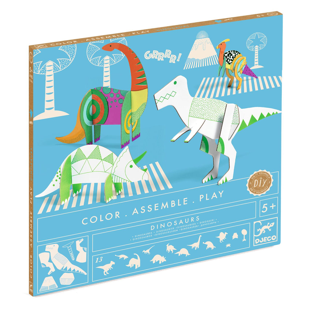 Djeco DIY Animals Kit - Dinosaurs