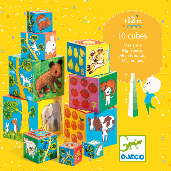 Djeco Mes Amis Blocks for Infants