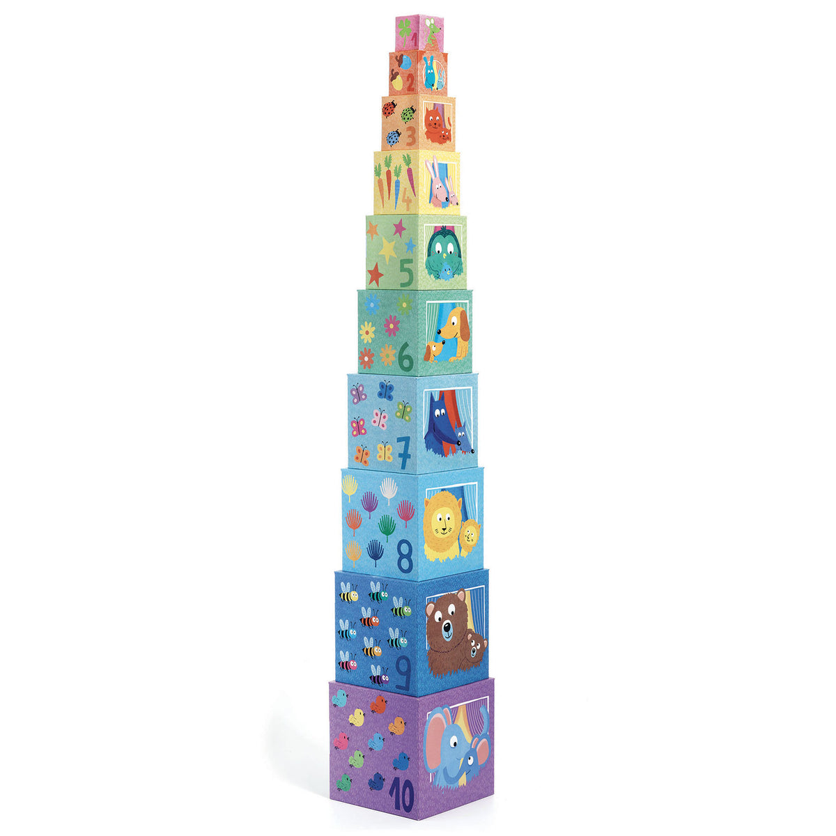 Djeco Rainbow Stacking Boxes