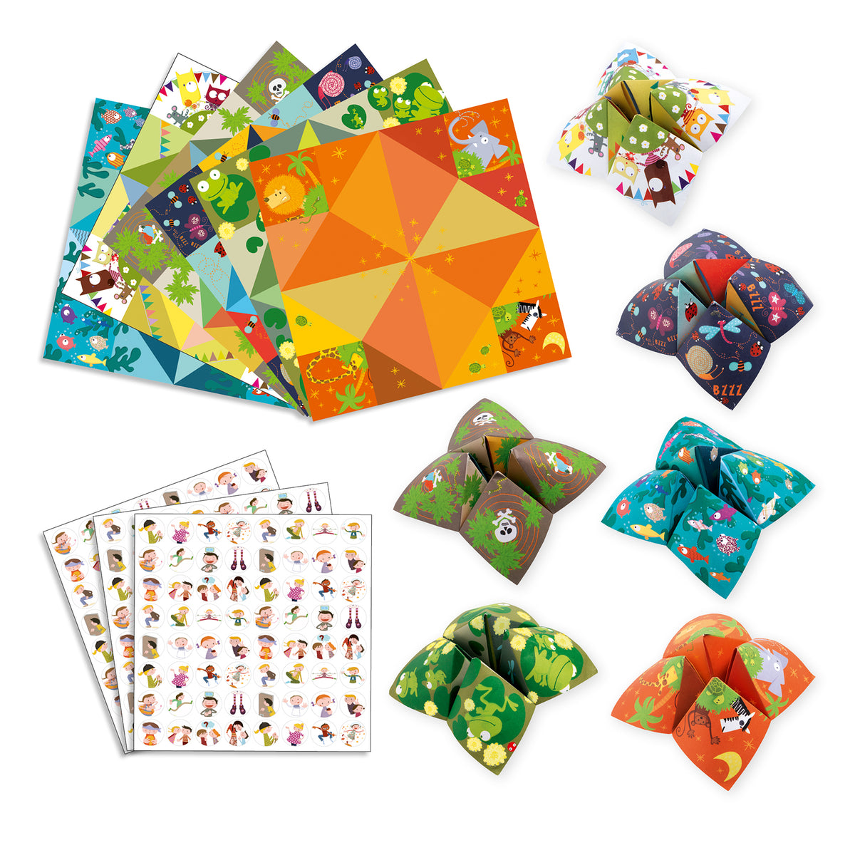Djeco Origami Bird Game Fortune Tellers