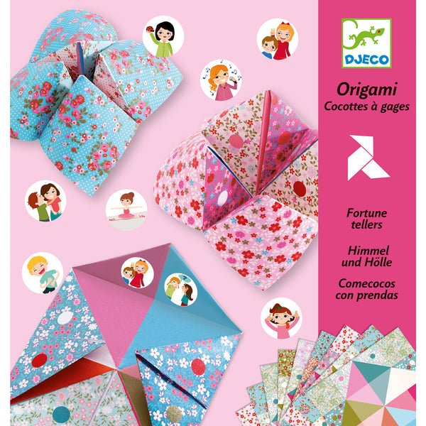 Djeco Origami Pretty Flowers Fortune Tellers