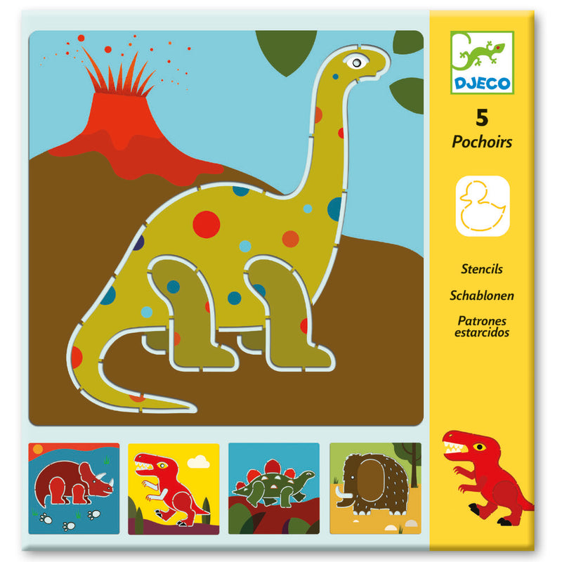 Djeco Stencils - Dinosaurs