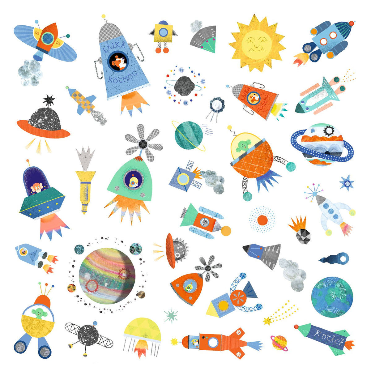 Djeco Stickers - Interstellar