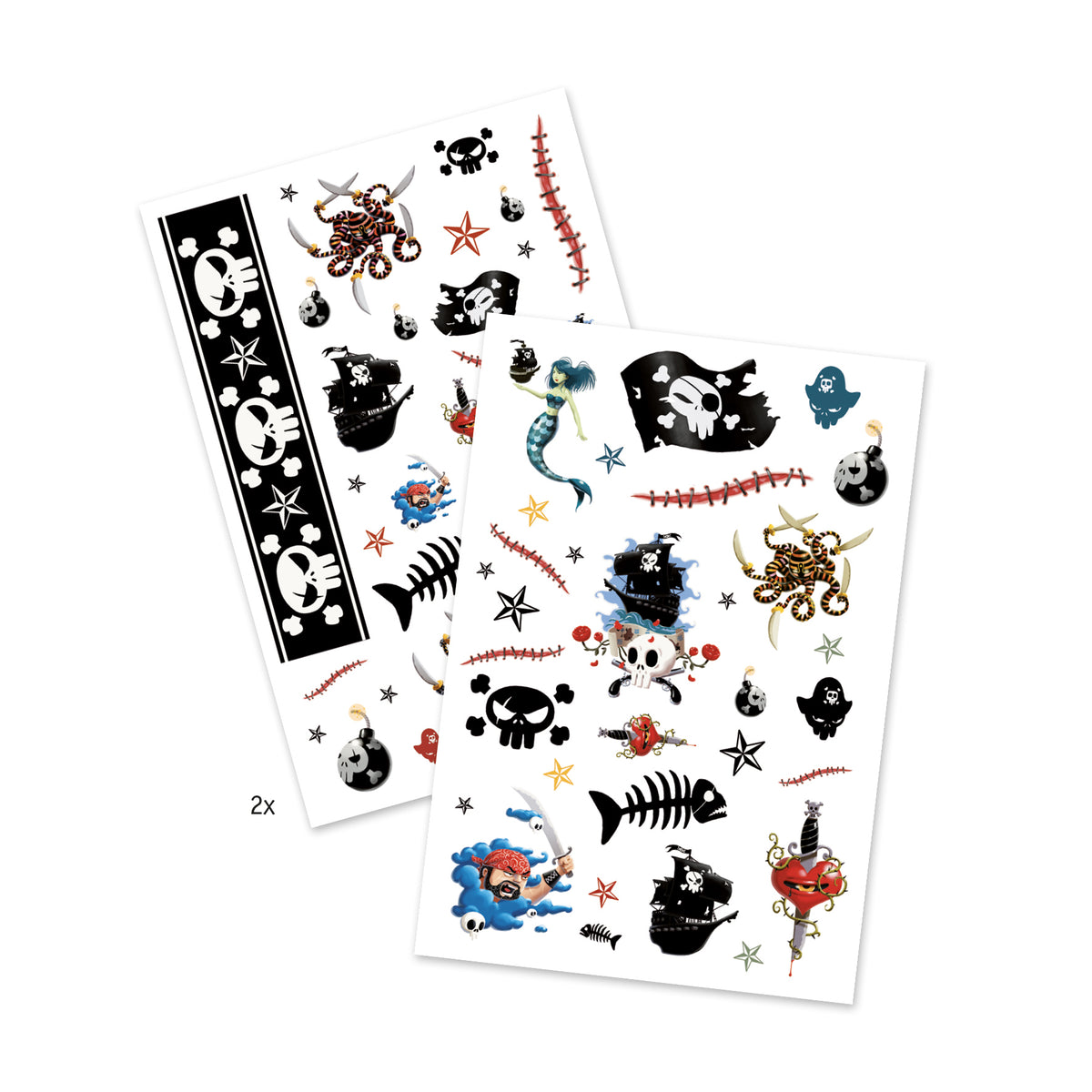 Djeco Tattoos -Pirates