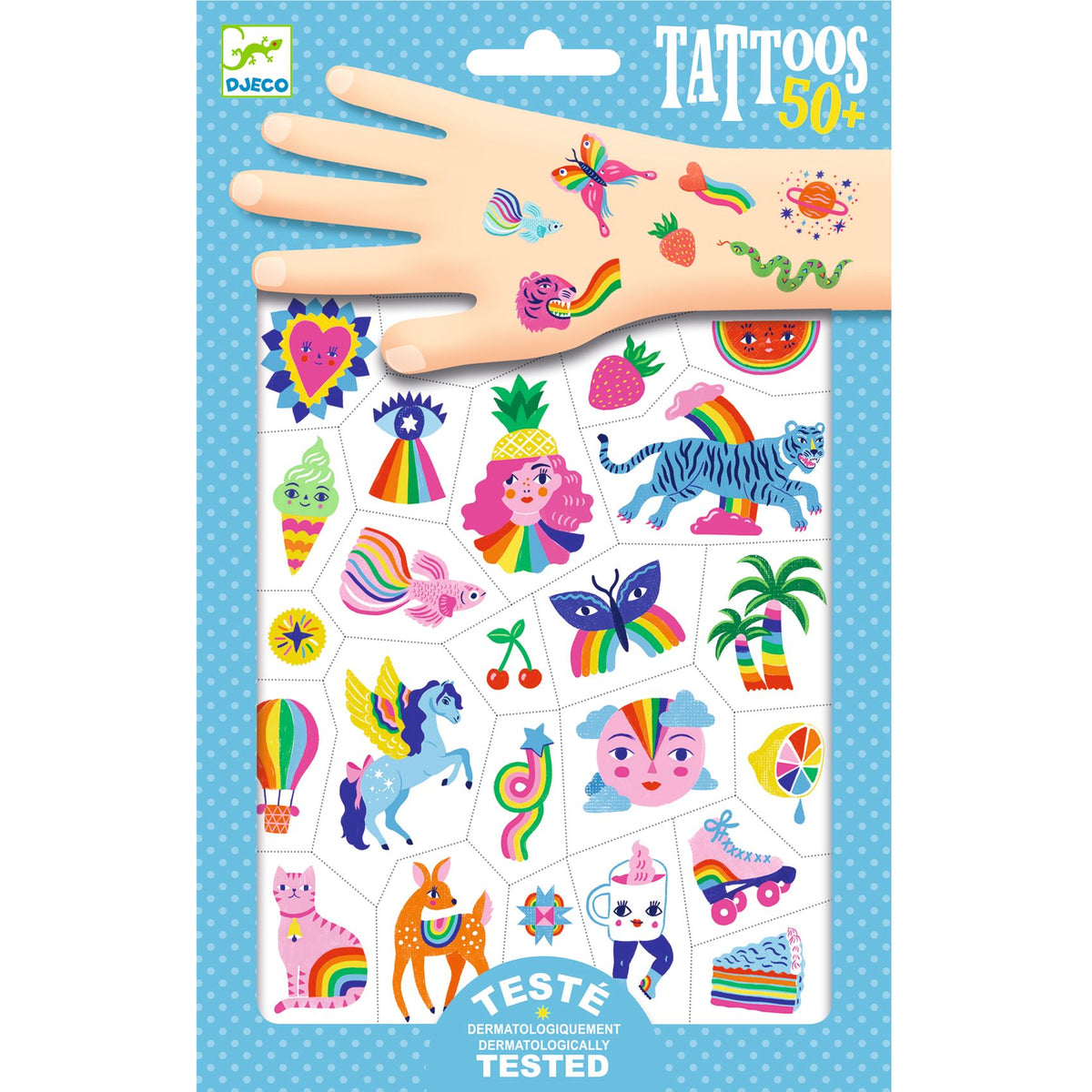 Djeco Tattoos - Rainbow