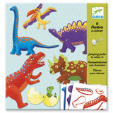 Djeco Paper Puppets (Jumping Jacks) - Dinos