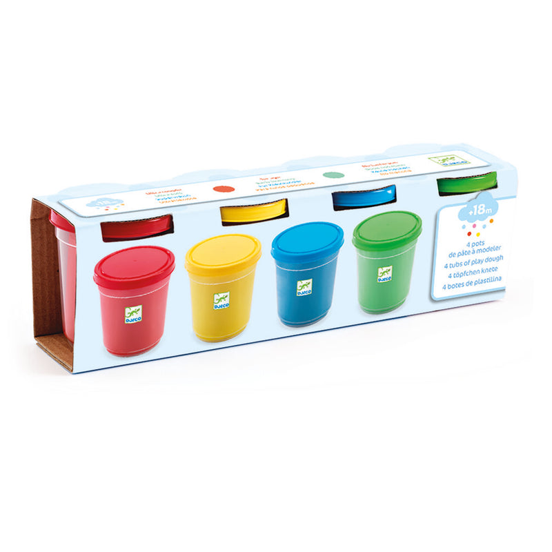 Djeco 4 Pack Of Play Dough