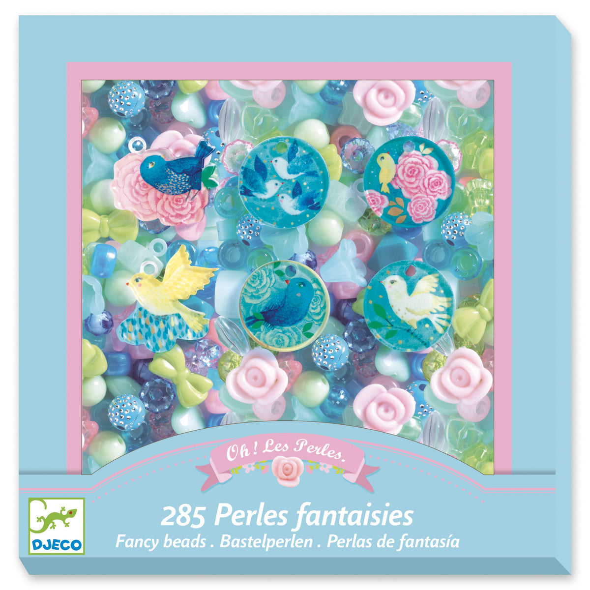 Djeco Abundance Jewellery Beads - Birds