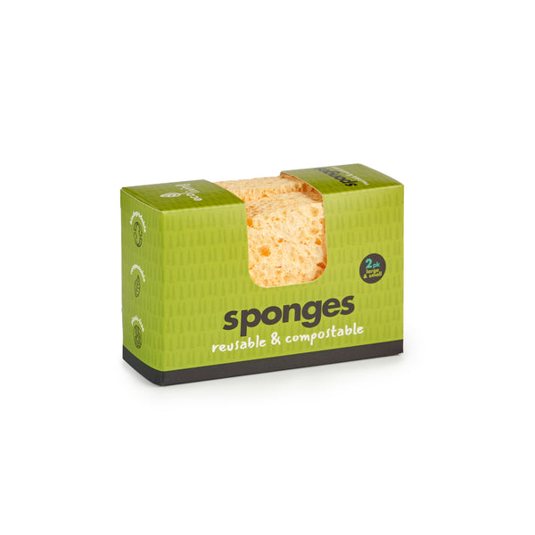 Eco Living Compostable UK Sponge - 2 Pack