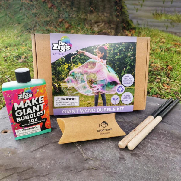 Dr Zigs Giant Wand Flatpack Bubble Kit
