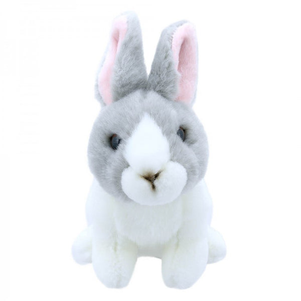 Wilberry Minis Soft Toy - Grey & White Rabbit