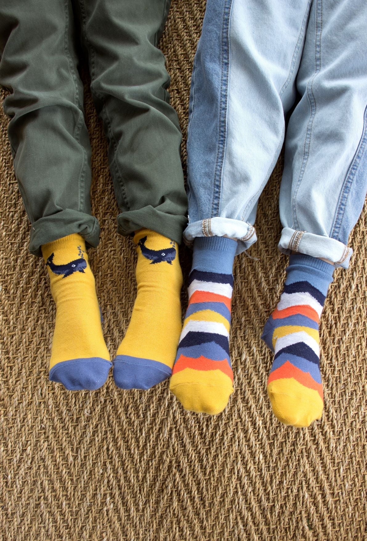 3 Pack Ocean Kids Sustainable Fashion Socks for Boys and Girls