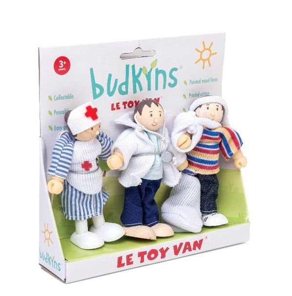 Le Toy Van Doctor, Nurse & Patient Set Budkins