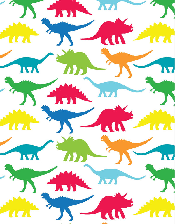 Toby Tiger Multi Dino Wrapping Paper