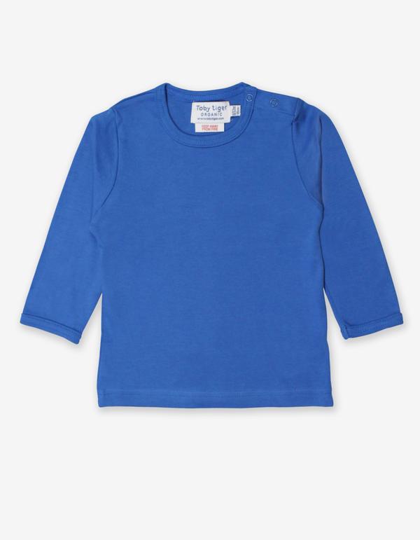 Toby Tiger Organic Blue Basic LS T-Shirt
