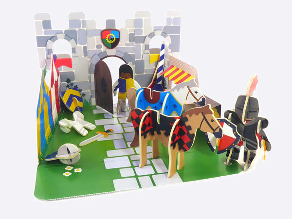 Knight's Castle Pop-out Playset by Play Press