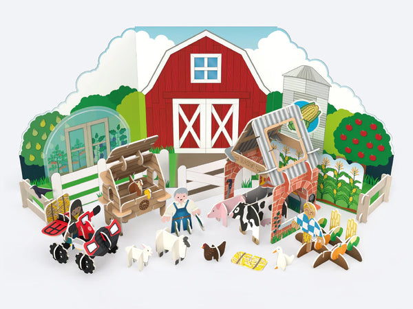 Farmyard Pop-out Playset by Play Press