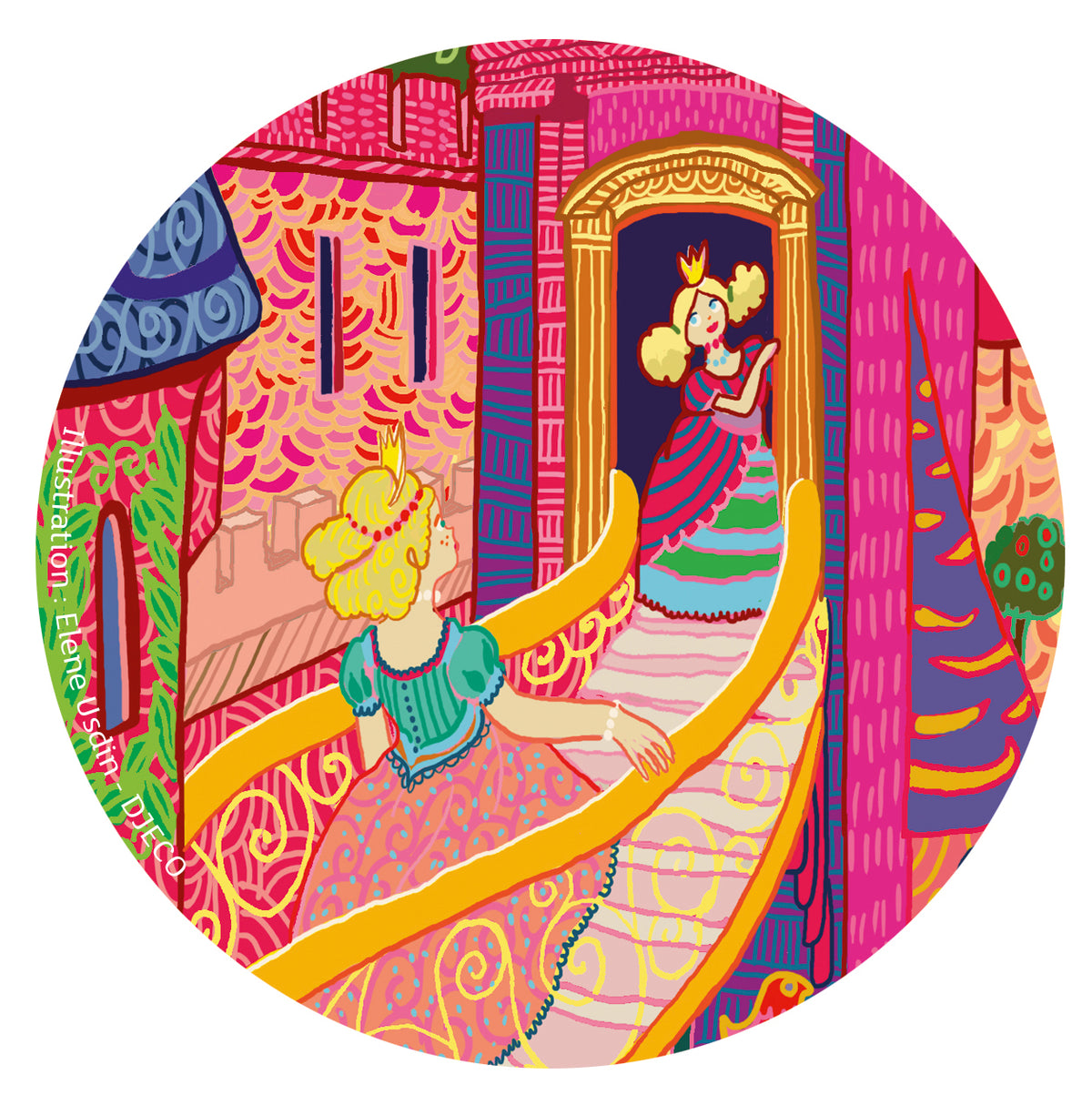 Djeco The fairy castle Puzzle - 54 pcs